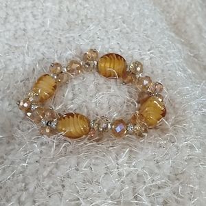 Amber Crystal Bracelet